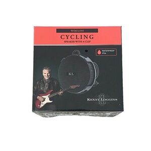 Kenny Loggins Cycling Wireless Bike Speaker With Clips Waterproof IPX6